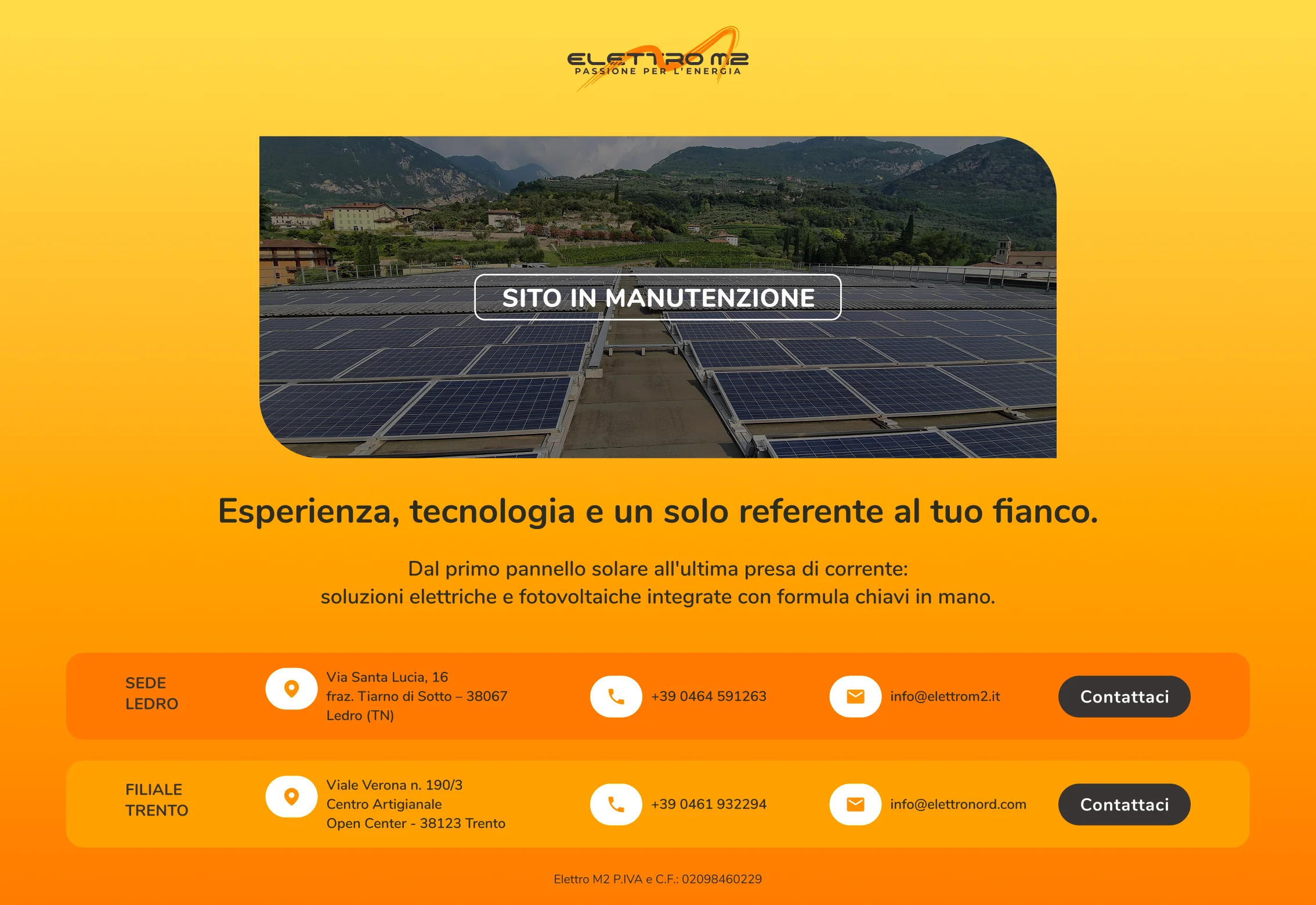 ElettroM2 - Impianti civili e industriali - desktop