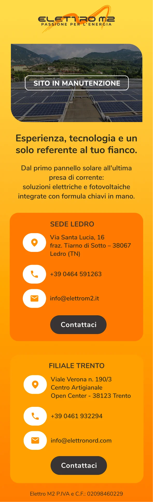 ElettroM2 - Impianti civili e industriali - mobile
